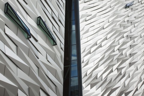 Titanic Quarter Visitor centre designed by Civic Arts & Eric R Kuhne.