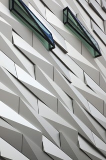 Titanic Quarter Visitor centre designed by Civic Arts & Eric R Kuhne.
