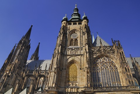 St Vitus Cathedral View of south side.