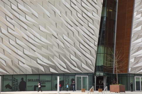 Titanic Quarter Visitor centre designed by Civic Arts & Eric R Kuhne.