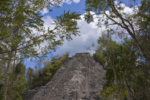 The Nohoch Pyramid.