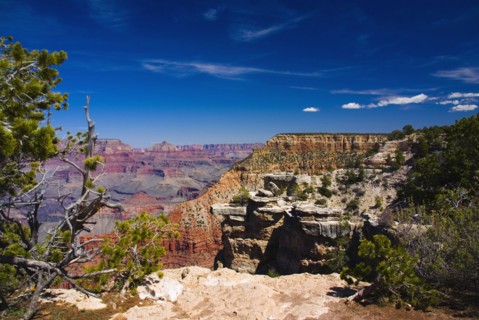 Grand Canyon. View across the Grand Canyon.
