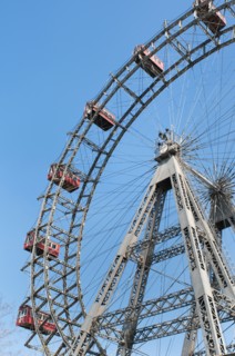 The Wiener Riesenred or Giant Wheel is one of the oldest Ferris wheels in the world erected in 1897 to celebrate the Golden Jubilee of Emperor Franz Joseph 1.