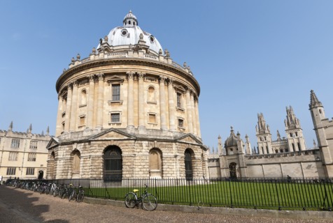 The Radcliffe Camera built by James Gibbs between 1737 and 1749 forms part of University's Bodleian Library
