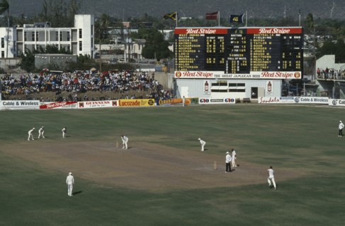 West Indies, Jamaica, Kingston, West Indies V Australia test series at Sabina Park cricket ground..