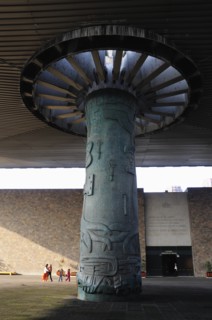 Mexico, Federal District, Mexico City, Chapultepec Park Museo National Antropologia Paraguas or