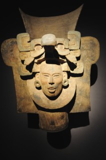 Mexico, Federal District, Mexico City, Museo Nacional de Antropologia Urn 100 BC-200 AD from Monte