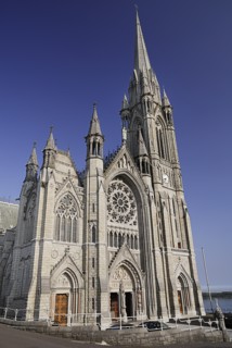 Ireland, County Cork, Cobh, Exteior of St Colmans cathedral. Photo : Hugh Rooney