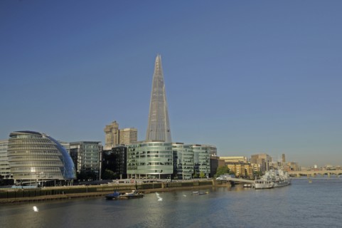 The Shard and River Thames London England
