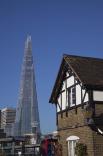 England, London, Southwark southbank The Shard skyscraper designed by Renzo Piano in the citys