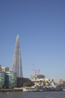 England, London, Southwark southbank The Shard skyscraper designed by Renzo Piano in the citys