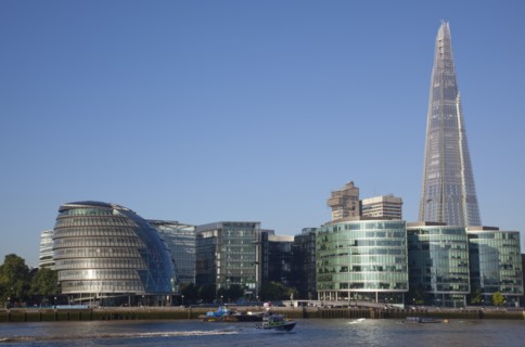 England, London, Southwark southbank The Shard skyscraper designed by Renzo Piano in the citys