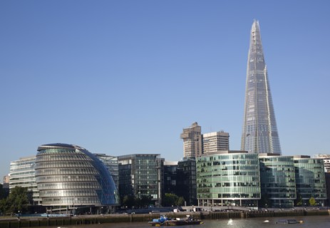 England, London, Southwark southbank The Shard skyscraper designed by Renzo Piano in the citys
