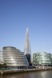 England, London, Southwark southbank The Shard skyscraper designed by Renzo Piano in the citys
