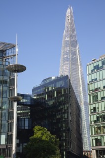 England, London, Southwark southbank The Shard skyscraper designed by Renzo Piano in the citys