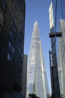 England, London, Southwark southbank The Shard skyscraper designed by Renzo Piano in the citys