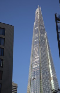 England, London, Southwark southbank The Shard skyscraper designed by Renzo Piano in the citys