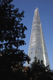 England, London, Southwark southbank The Shard skyscraper designed by Renzo Piano in the citys