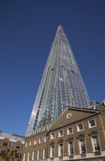 England, London, Southwark southbank The Shard skyscraper designed by Renzo Piano in the citys