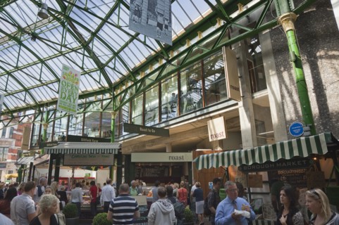 England, London, Borough Market Londons oldest fresh fruit and vegetable market Roast restaurant