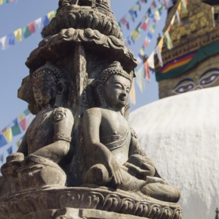 Nepal, Kathmandu, Swayambunath Monkey Temple. 
Photo Nic I Anson / Eye Ubiquitous