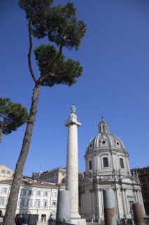Italy, Lazio, Rome, Trajans Column near Quirinal Hill. 
Photo Stephen Rafferty / Eye Ubiquitous