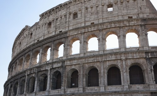 Italy, Lazio, Rome, View of the the ancient Roman Coliseum ruins. 
Photo Stephen Rafferty / Eye