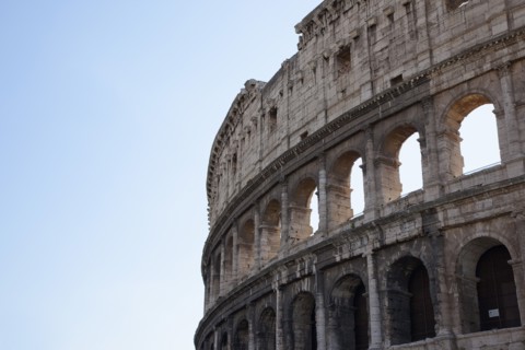 Italy, Lazio, Rome, View of the the ancient Roman Coliseum ruins. 
Photo Stephen Rafferty / Eye