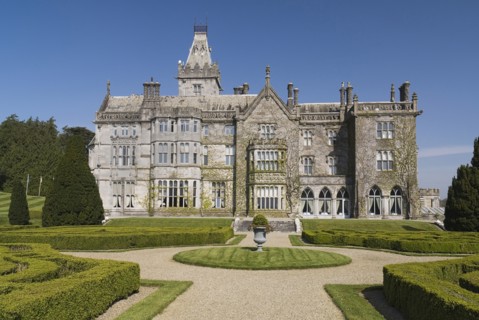 Ireland, County Limerick, Adare, Adare Manor 19th century manor house now a luxury hotel and golf