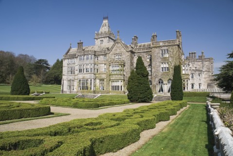Ireland, County Limerick, Adare, Adare Manor 19th century manor house now a luxury hotel and golf