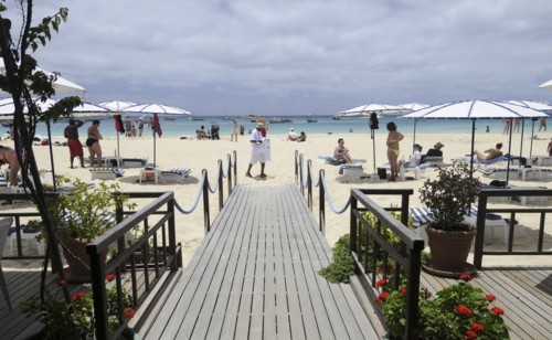 Cape Verde Islands, Sal Island, Santa Maria, Santa Maria Beach.