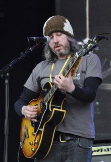 Music, Strings, Guitars, Badly Drawn Boy  Damon Gough performing at the 2011 Cropredy Festival.