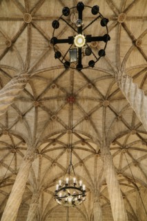 Spain, Valencia Province, Valencia, Spain, Valencia Province, Valencia, Llotja de la Seda, Ceiling