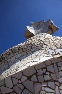 Spain, Catalonia, Barcelona, La Pedrera or Casa Mila on Passeig de Gracia, designed by Antoni Gaudi