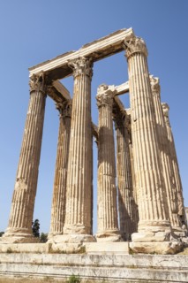 Greece, Attica, Athens, Temple of Olympian Zeus. 
Photo Mel Longhurst
