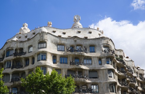 Spain, Catalonia, Barcelona, La Pedrera.