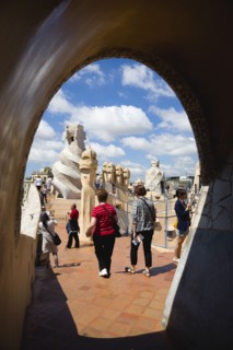 Spain, Catalonia, Barcelona, La Pedrera.