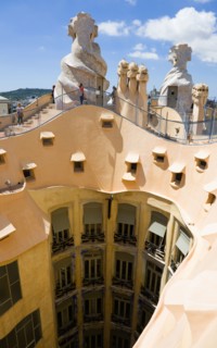 Spain, Catalonia, Barcelona, La Pedrera.