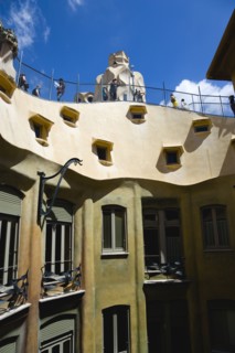 Spain, Catalonia, Barcelona, La Pedrera.