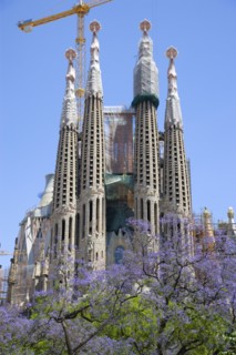 Spain, Catalonia, Barcelona, Sagrada Familia.