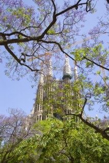 Spain, Catalonia, Barcelona, Sagrada Familia.