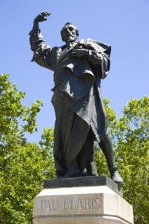 Spain, Catalonia, Barcelona, Statue of Pau Claris.