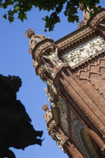 Spain, Catalonia, Barcelona, Arc del Triomf.