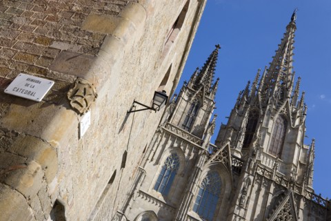 Spain, Catalonia, Barcelona, Cathedral.