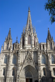 Spain, Catalonia, Barcelona, Cathedral.