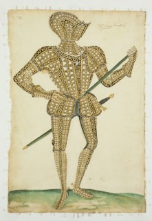Armure dessinée par Jacob Halder pour Sir Henry Lee