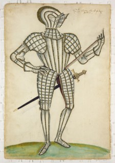 Dessin d'armure, par Jacob Halder