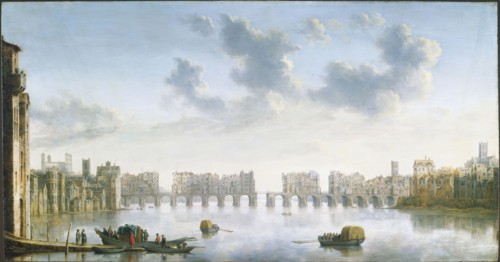 Jongh, Le Vieux pont de Londres vu de l'ouest