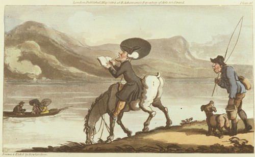 Rowlandson, Dr. Syntax Sketching the Lake