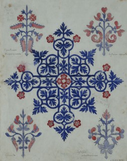 Pugin, Ornement floral
